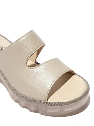 Fly London Tech493fly Women's Sandal Silver 10 | Cushioned Heel & Toe Insole for Comfort thumbnail 6