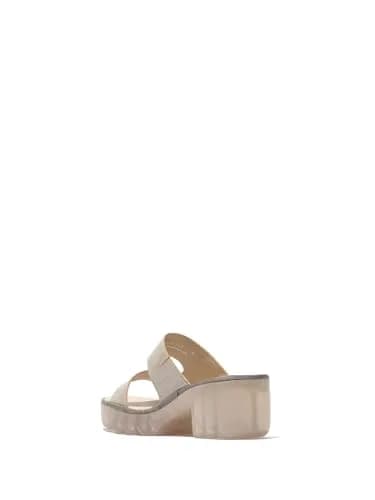 Fly London Tech493fly Women's Sandal Silver 10 | Cushioned Heel & Toe Insole for Comfort thumbnail 5
