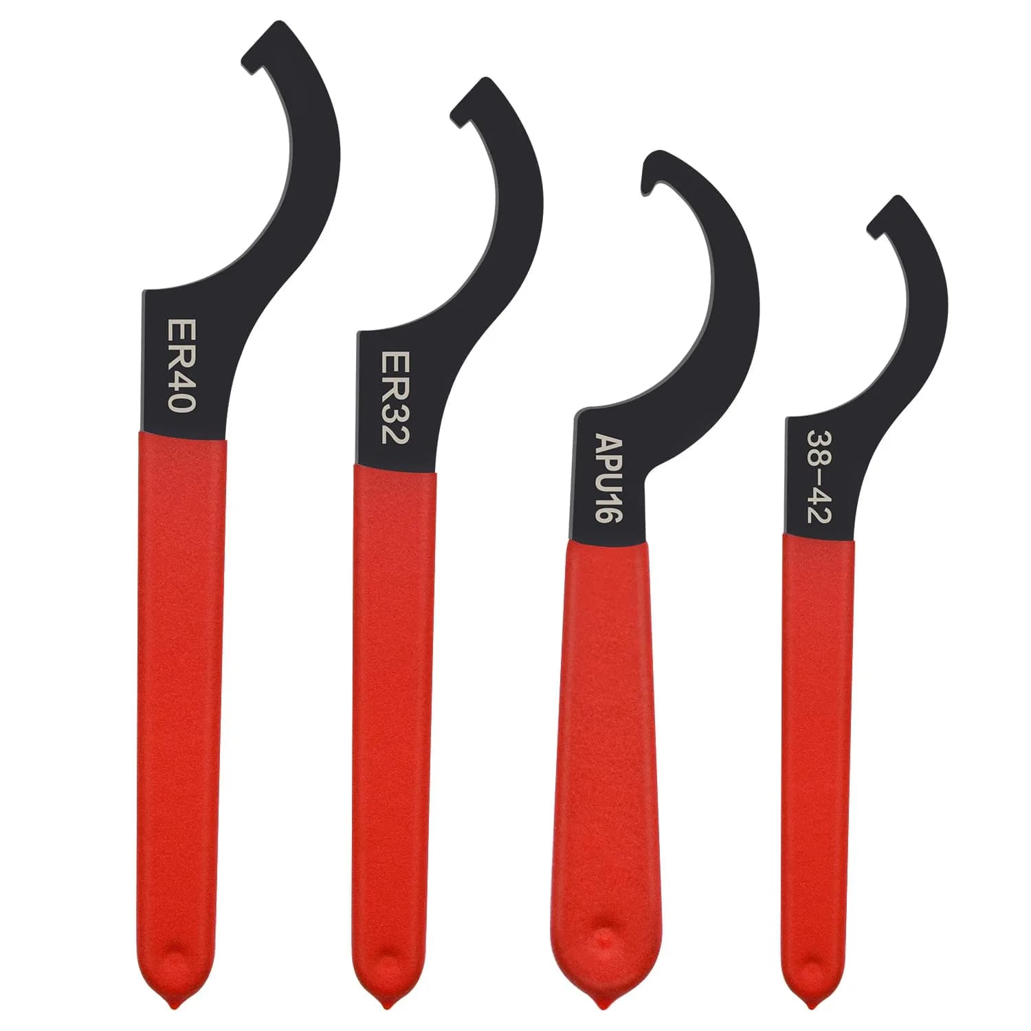 Mdvora Coilover Wrench Set, 4pcs Alloy Steel Rubber | Suspension Adjustment Tools - main product image