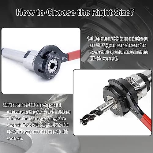 Mdvora Coilover Wrench Set, 4pcs Alloy Steel Rubber | Suspension Adjustment Tools thumbnail 2