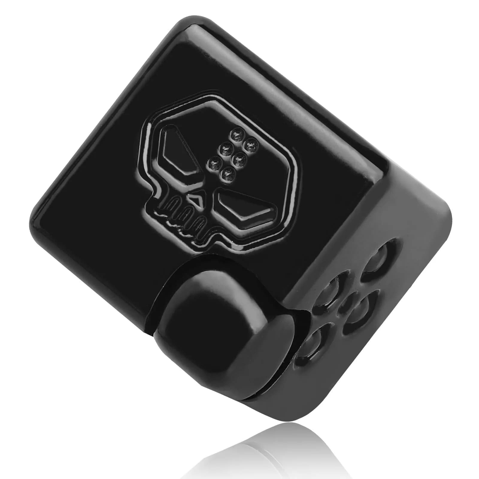 Dilabnba 2-in-1 Metal Infinity Cube Spinner Fidget Toy for Adults Teens, Black | ASTM-Tested for Safe Play