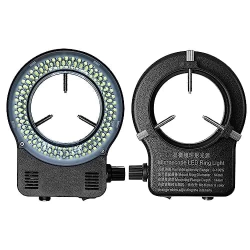Gringoo 144 LED Ring Light Illuminator for Stereo Microscopes | Adjustable Brightness 0-100% thumbnail 5