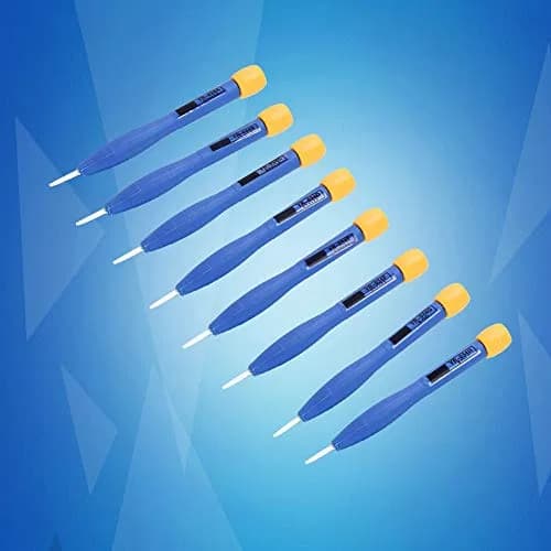 Haosie Plastic Screwdriver Set, 8pcs Slotted Head, Insulated, Ceramic, Home Hand Tools thumbnail 5