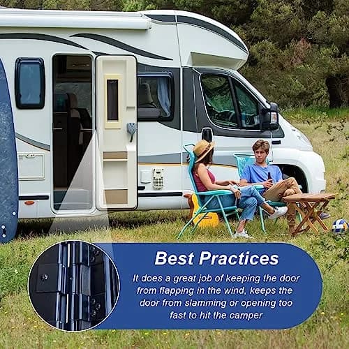 Ximoon RV Entry Door Friction Hinge Kit for 5th Wheel | Durable RV Hardware Upgrade thumbnail 7