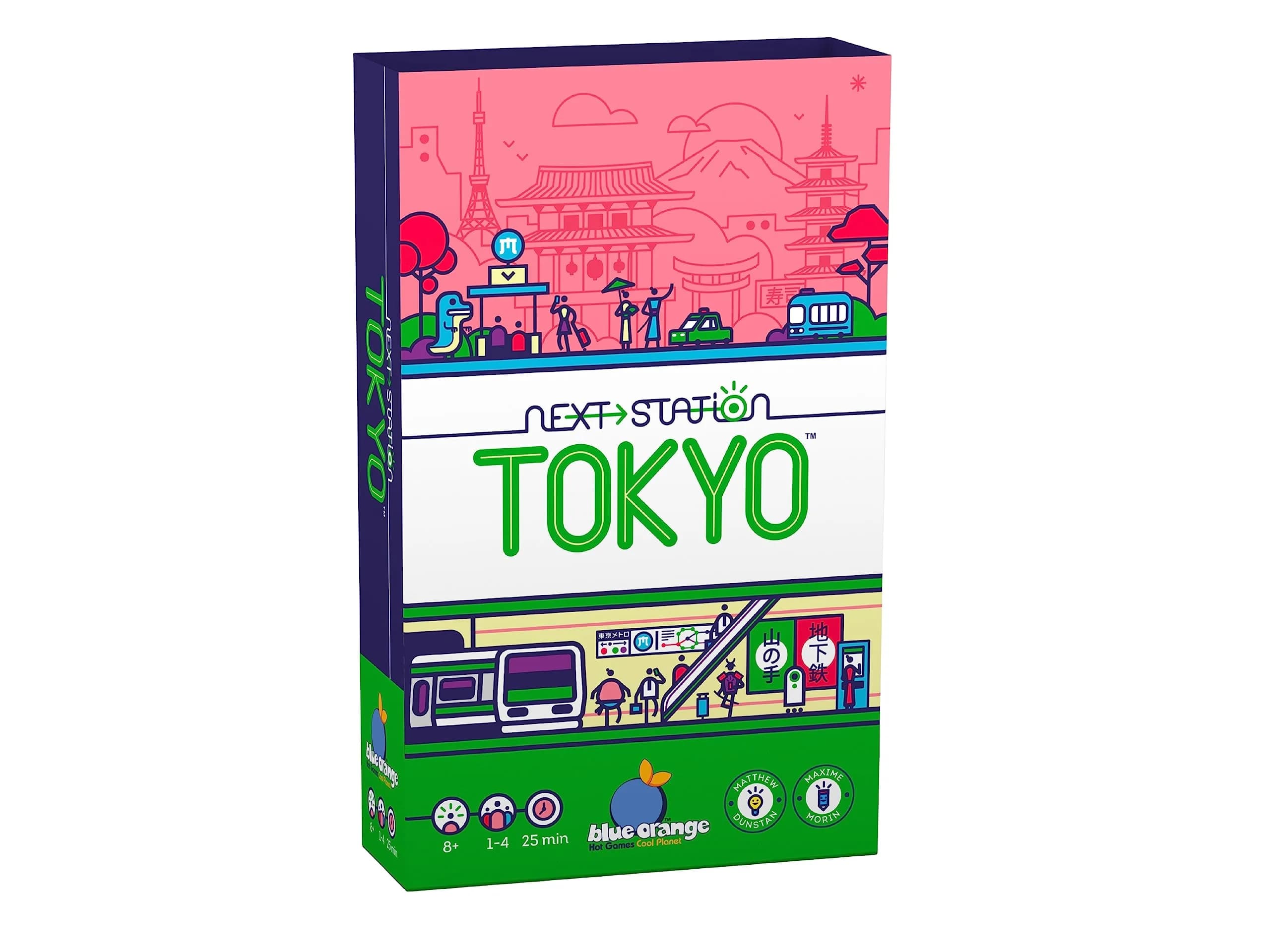 Blue Orange Next Station Tokyo Strategy Tabletop Game | Fun Flip & Write in Tokyo, Ages 8+