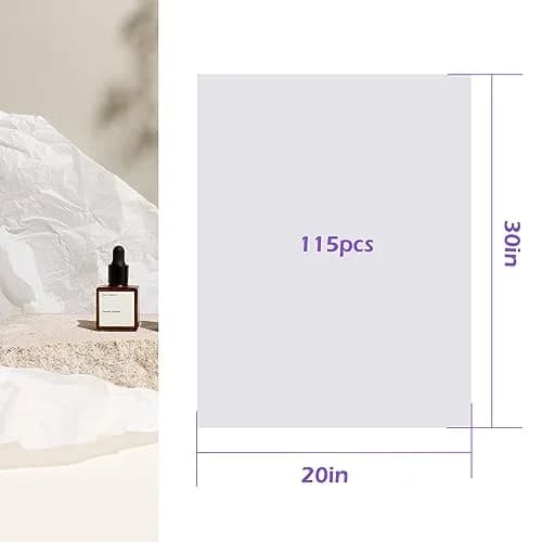 Simetufy White Tissue Paper Sheets 20x30 Inches (115 Sheets) | Archival Quality for Gifts & Crafts thumbnail 2