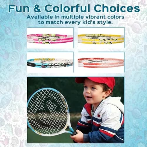 INSUM Junior Tennis Racket 17 Inch | Lightweight Aluminum, Beginner-Friendly thumbnail 5
