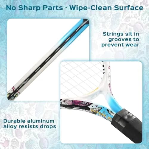 INSUM Junior Tennis Racket 17 Inch | Lightweight Aluminum, Beginner-Friendly thumbnail 3