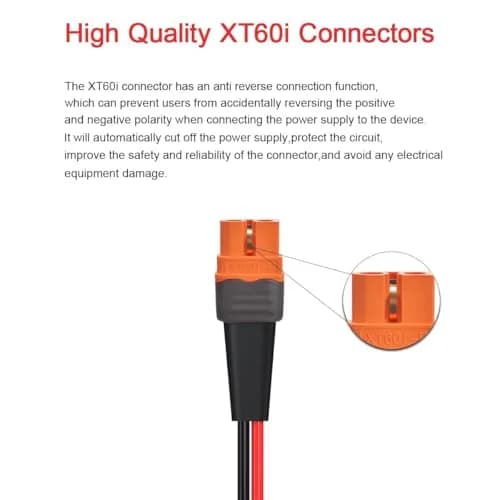 ELFCULB 12AWG 50FT Solar to XT60i Cable | Waterproof, Copper, Portable Power thumbnail 2