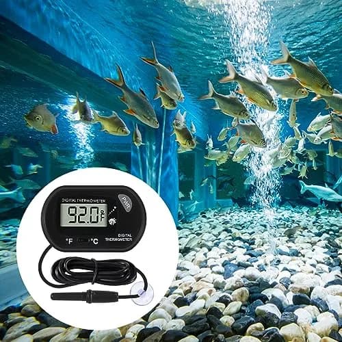 DORHEA Digital Aquarium Thermometer 4-Pack | -50°C to +70°C (-58°F to +158°F) with LCD Display thumbnail 7