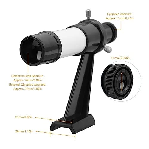 Zopsc 5X Astronomical Finder Scope with Crosshair & 24mm Lens | Precision Alignment for Night Sky Exploration thumbnail 5