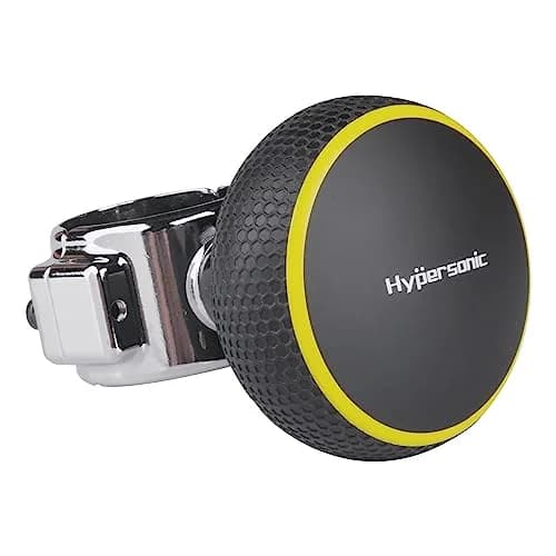 Hypersonic Steering Wheel Spinner Knob - Compatible with Standard Steering Wheels - Smooth Suicide Knob for Car, Tractor, Mower, Boat and Maneuver thumbnail 6