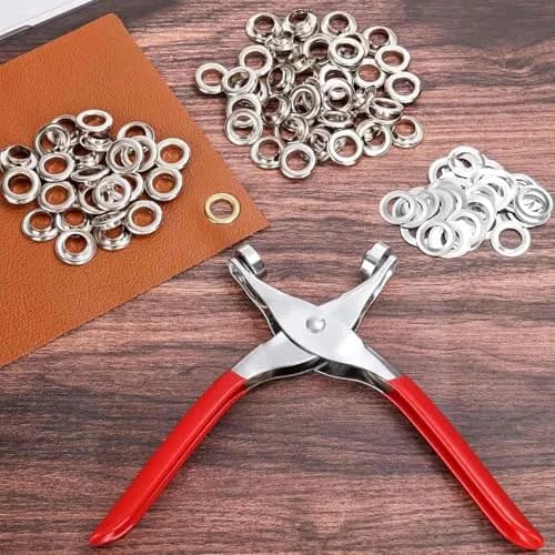 PAXCOO Grommet Tool Kit 12mm 1/2 Inch | Light Duty Decorative Grommets for Leather & Crafts thumbnail 5