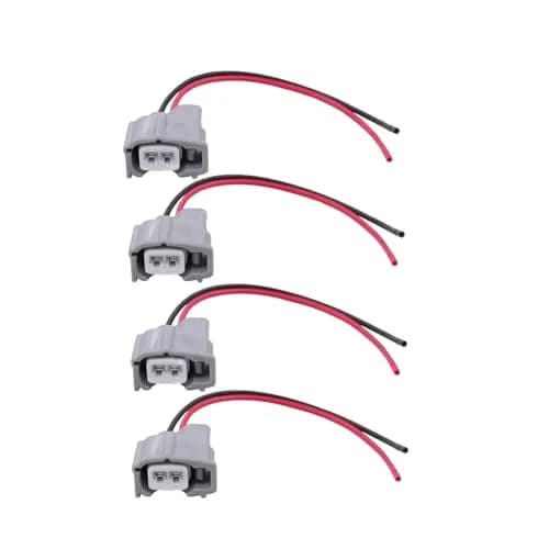 MOTOKU Set of 4 Fuel Injector Wiring Harness Connector Pigtails | Compatible with Toyota, Lexus, Suzuki & More thumbnail 1
