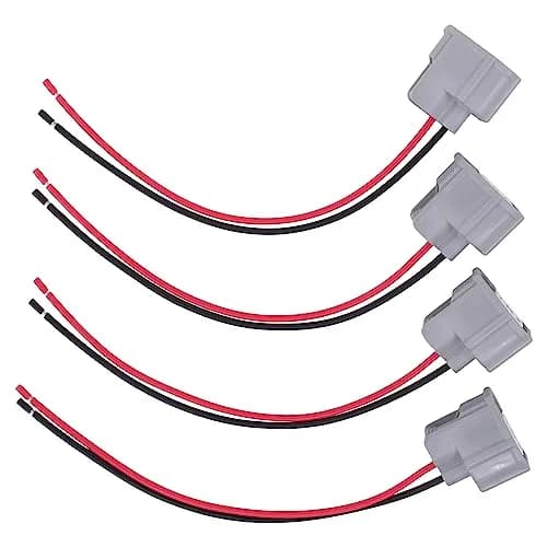 MOTOKU Set of 4 Fuel Injector Wiring Harness Connector Pigtails | Compatible with Toyota, Lexus, Suzuki & More thumbnail 2