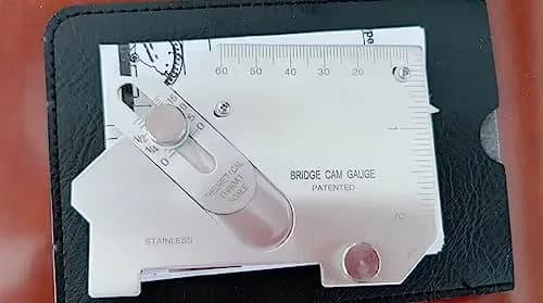RIVERWELD Bridge Cam Gauge Welding Inspection Depth of Undercut 50mm (2") | Measures Weld Undercut, Pitting, Fillet Size & Misalignment thumbnail 4