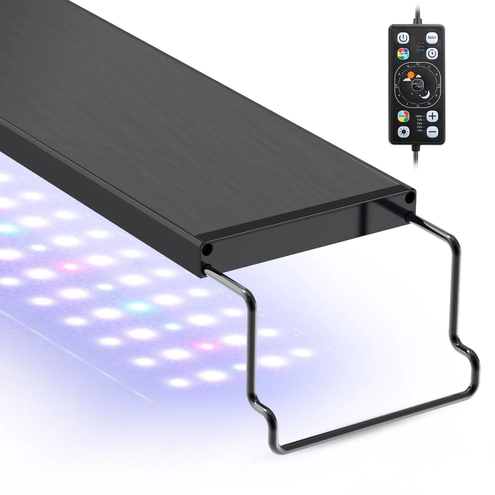 hygger Full Spectrum Aquarium LED Light 20W 55cm (21.6in) | 24/7 Day-Night Cycle, Timer, Dimmable, WRGB LEDs for 18-24 inch Tanks - main product image
