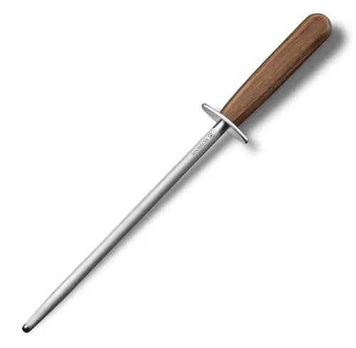 Victorinox Honing Steel with Maple Handle 23 cm (9") | Premium Knife Sharpener for HRC 65 Knives thumbnail 1
