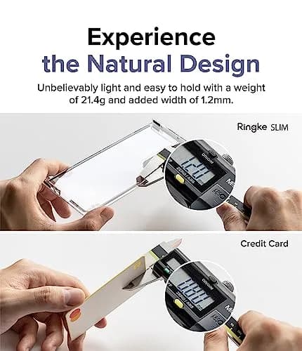Ringke Cellular Phone Case for Samsung Galaxy Z Fold 5 | Slim Matte Clear thumbnail 4