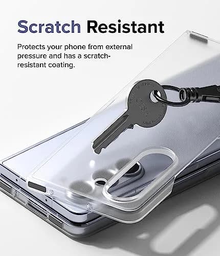 Ringke Cellular Phone Case for Samsung Galaxy Z Fold 5 | Slim Matte Clear thumbnail 7