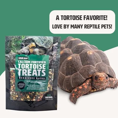 Fluker's Calcium Fortified Tortoise Treats 4 oz (113 g) | All Natural Herbivore Blend for Reptiles thumbnail 5