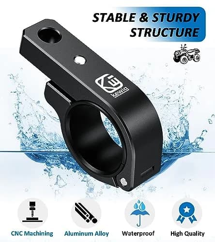 VAZESWIN 2PCS Aluminum Alloy Light Bar Mounts | Heavy-Duty Roll Cage Brackets for Vehicles thumbnail 4