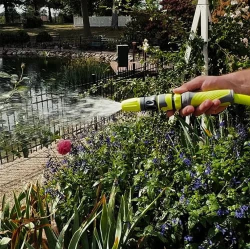 Flexzilla Garden Hose Quick-Connect Fittings 3/4 inch | Water-tight, Flow-Stop Coupler, Green thumbnail 3