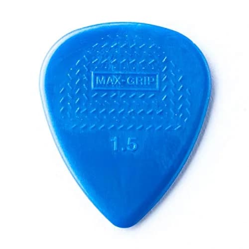 Jim Dunlop Max-Grip Nylon Standard Guitar Picks 1.5mm (24-Pack) | Unparalleled Non-Slip Surface for Precision & Control thumbnail 1