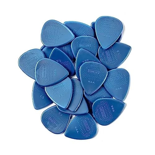 Jim Dunlop Max-Grip Nylon Standard Guitar Picks 1.5mm (24-Pack) | Unparalleled Non-Slip Surface for Precision & Control thumbnail 4