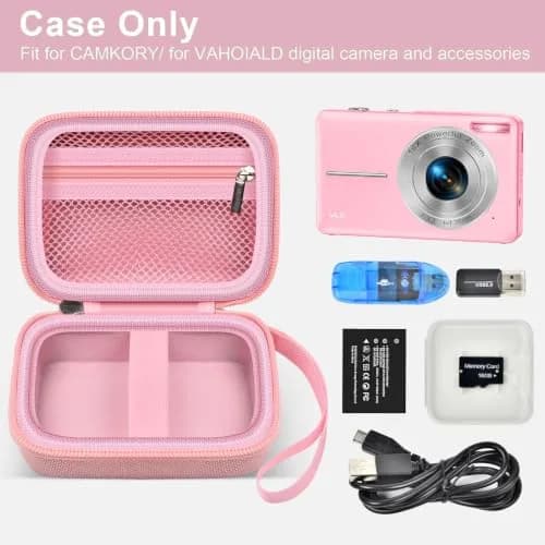 ALKOO Pink Digital Camera Case for Compact Cameras | Fits 5.25x3.75x2.5 Inches thumbnail 2