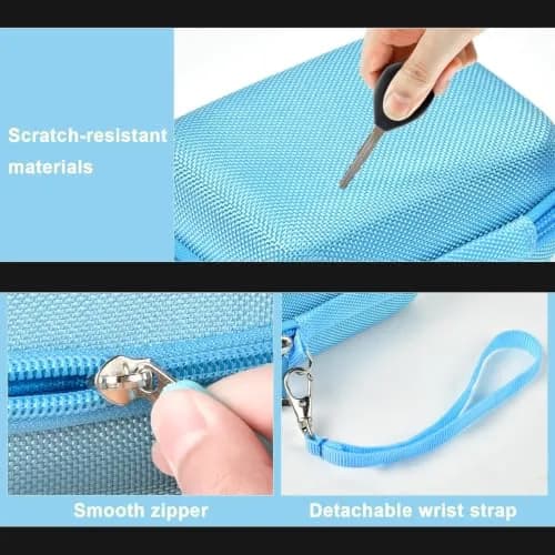 ALKOO Blue Camera Case for Compact Digital Cameras | Fits Kodak Pixpro, Camkory, Mini Cameras (13.3cm x 9.5cm x 6.3cm) thumbnail 4