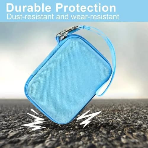 ALKOO Blue Camera Case for Compact Digital Cameras | Fits Kodak Pixpro, Camkory, Mini Cameras (13.3cm x 9.5cm x 6.3cm) thumbnail 5