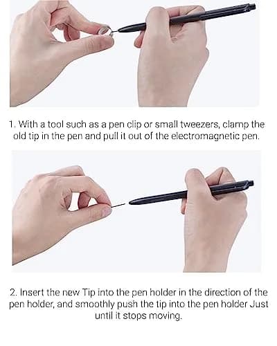 yelzoolny Marker Pen Tips for Remarkable 1/2 Stylus Pen Plus (10 PCS/2B, Felt) | Paper-Like Feel for Digital Writing thumbnail 6