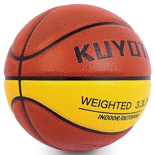 KUYOTQ Weighted Basketball Size 7 (1.5kg / 3.3lbs) | Official Size Trainer for Enhanced Dribbling & Control thumbnail 2