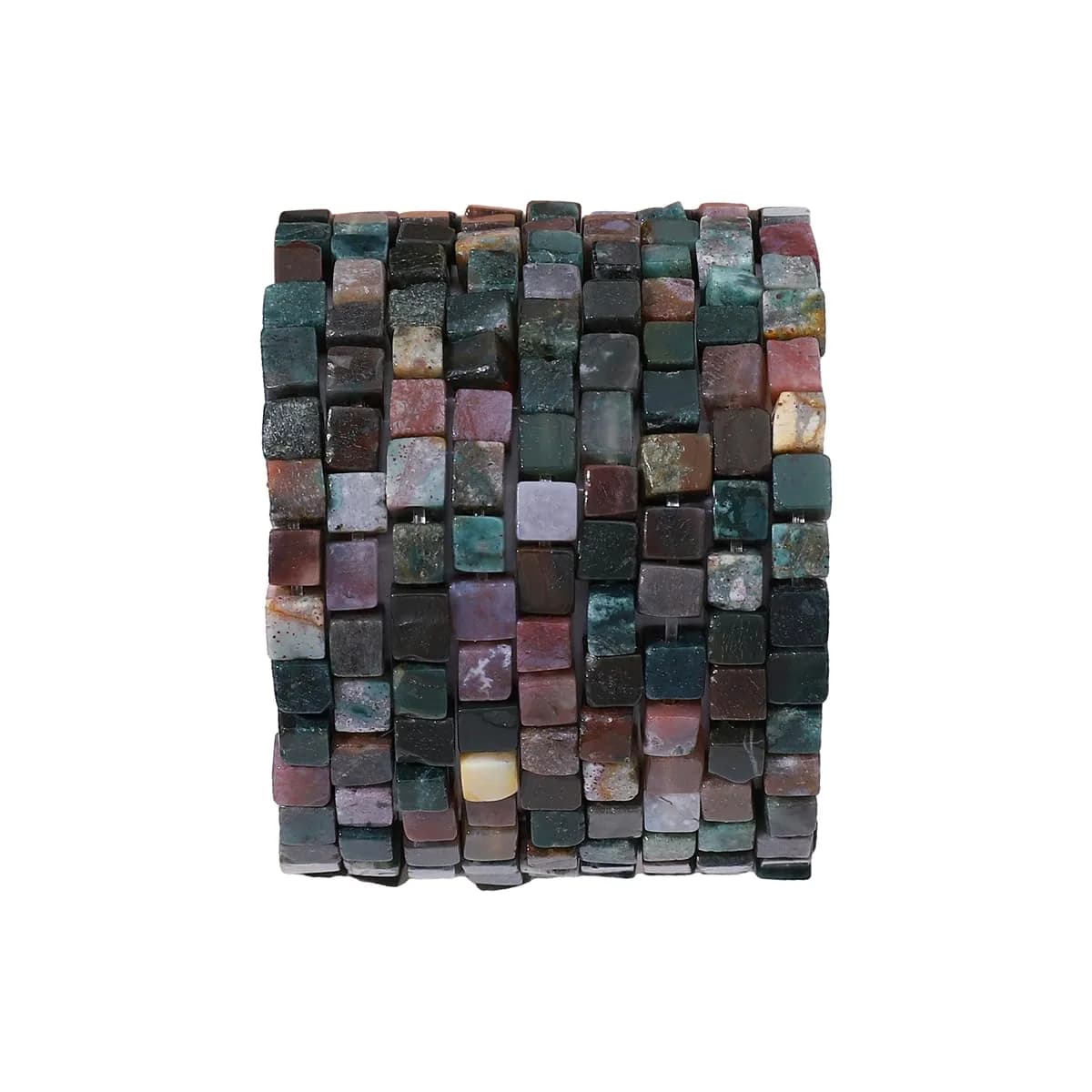 Beadia Natural Lapis Lazuli Beads 4x4mm | Unique Semi-Gemstone Jewelry Beads — Indian Agate / 4x4mm