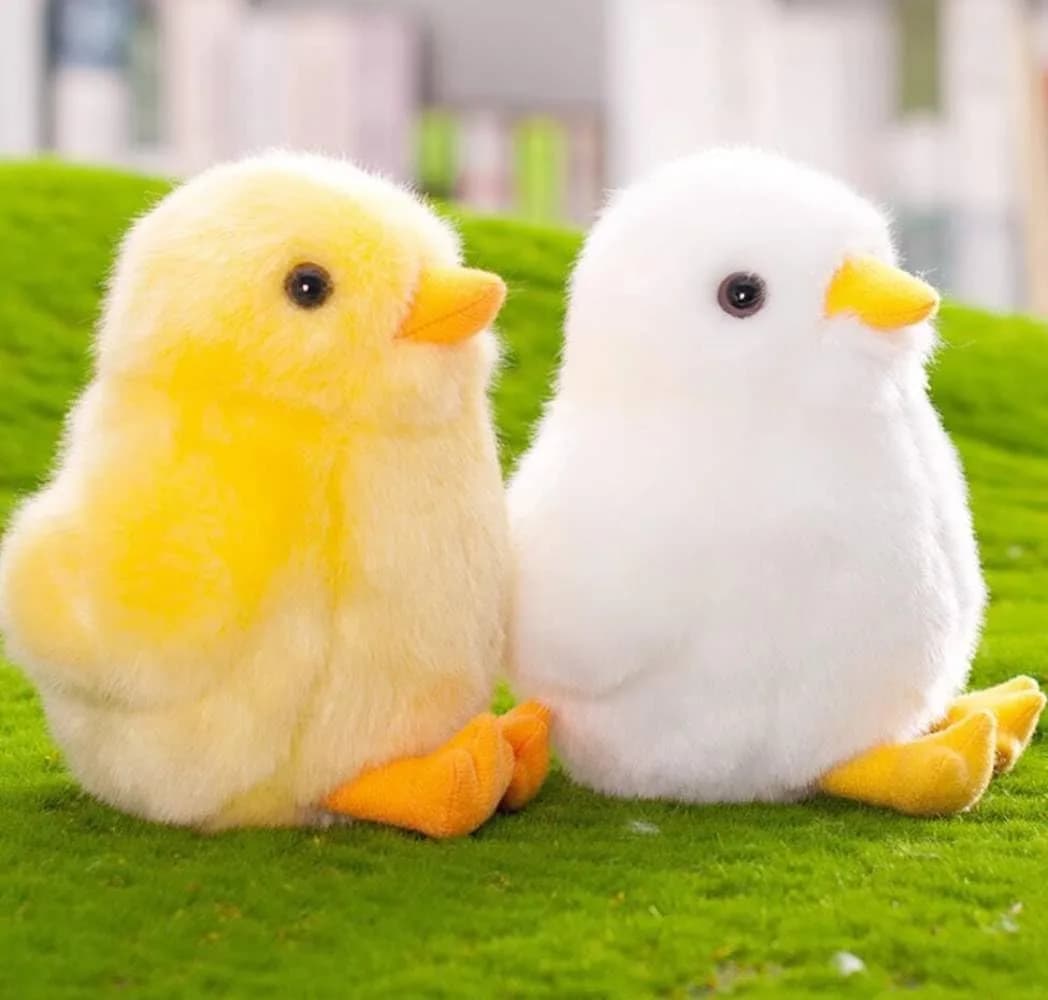 Backlood Toys 6 Inch Small Yellow Chick Plush Toy | Soft, Fluffy & Child-Friendly
