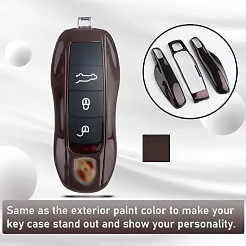 Jaronx Compatible with Porsche Key Fob Cover for Cayenne Panamera Macan | Scratch-Resistant ABS, Custom Fit thumbnail 3