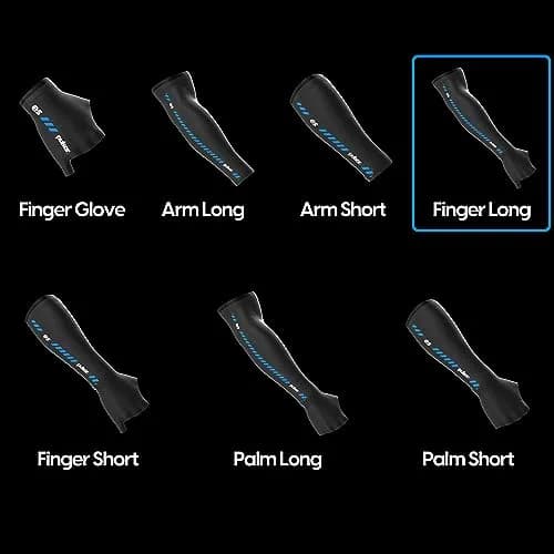 Pulsar Gaming Gears Finger Long Gaming Arm Sleeve, Large, Black | Reduces Friction for Consistent Aim thumbnail 8