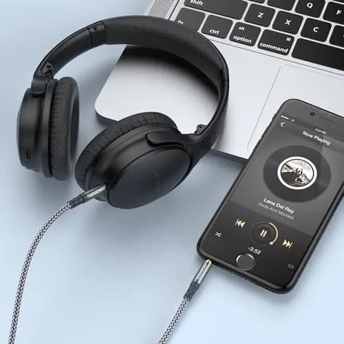 MCSPER 3.5mm to 2.5mm Aux Audio Cable 1.5m (5FT) | High Fidelity Audio Transmission thumbnail 4