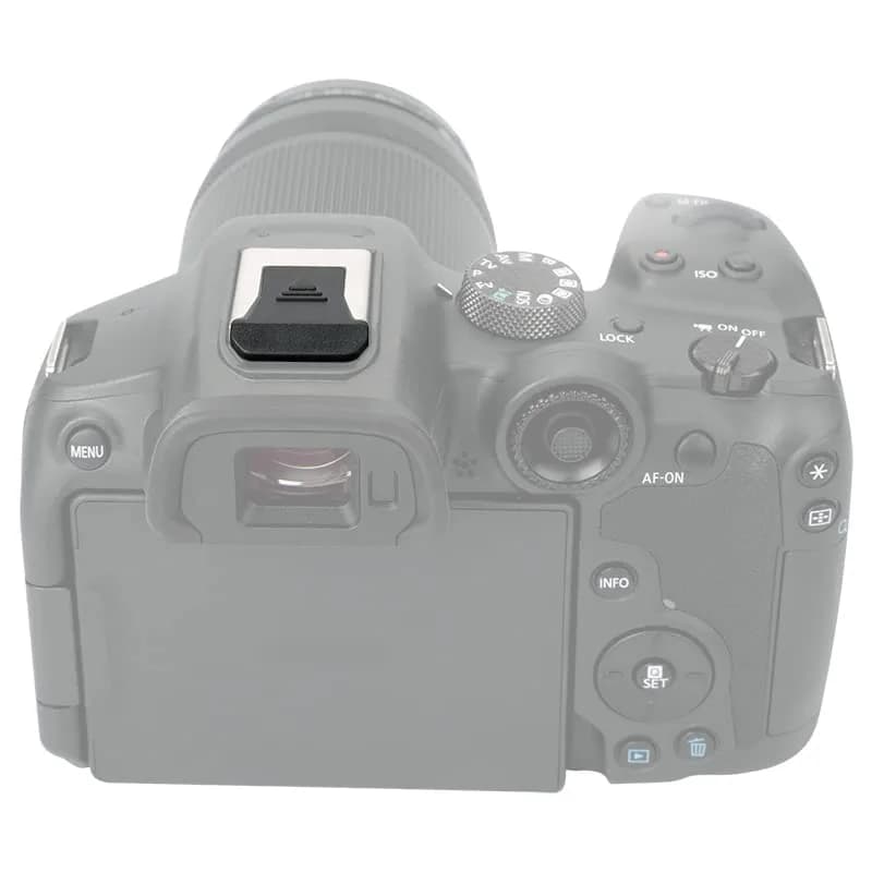 JJC Camera Shoe Cover for Canon EOS R8 R50 R6 Mark II R5 Mark II R7 R10 R3 R5C | Protects Hot Shoe Contacts thumbnail 9