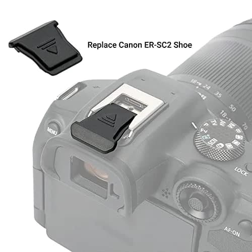 JJC Camera Shoe Cover for Canon EOS R8 R50 R6 Mark II R5 Mark II R7 R10 R3 R5C | Protects Hot Shoe Contacts thumbnail 3