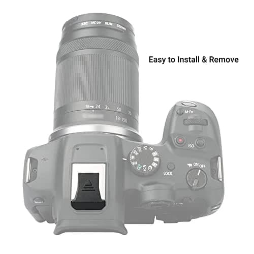 JJC Camera Shoe Cover for Canon EOS R8 R50 R6 Mark II R5 Mark II R7 R10 R3 R5C | Protects Hot Shoe Contacts thumbnail 4