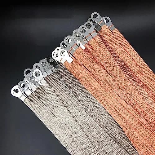 Euogeudel Flat Copper Braid Cable 6mm x 1.5mm (5m / 16.4ft) | Flexible Grounding Strap Wire thumbnail 6