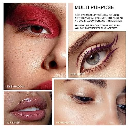 Ownest 6 Colors Eyeliner Gel Pencil Set A | Waterproof & Smudge-Proof for Professional Eye Makeup thumbnail 5