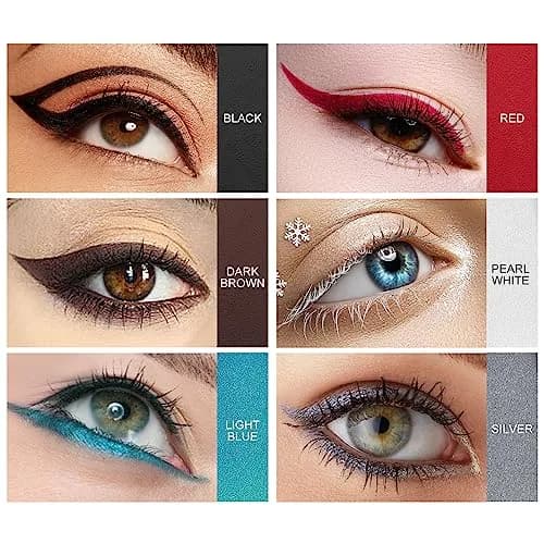 Ownest 6 Colors Eyeliner Gel Pencil Set A | Waterproof & Smudge-Proof for Professional Eye Makeup thumbnail 2