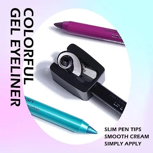 Ownest 6 Colors Eyeliner Gel Pencil Set A | Waterproof & Smudge-Proof for Professional Eye Makeup thumbnail 3