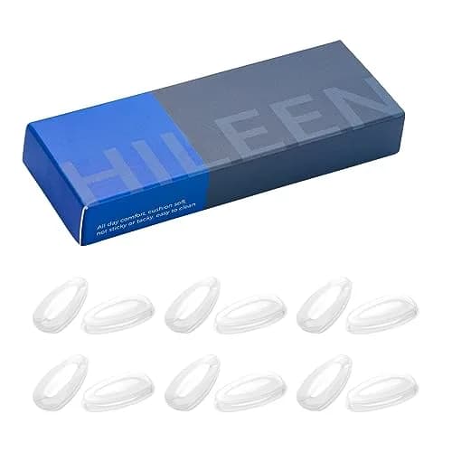 HILEEN Clear Replacement Nose Pads for Oakley Eyeglasses | 6 Pairs (13mm x 8mm) thumbnail 6