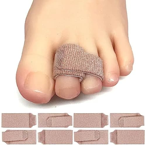 ZenToes Hammer Toe Straightener & Buddy Wraps, 8 Ct | Gentle Toe Support for Everyday Comfort thumbnail 1