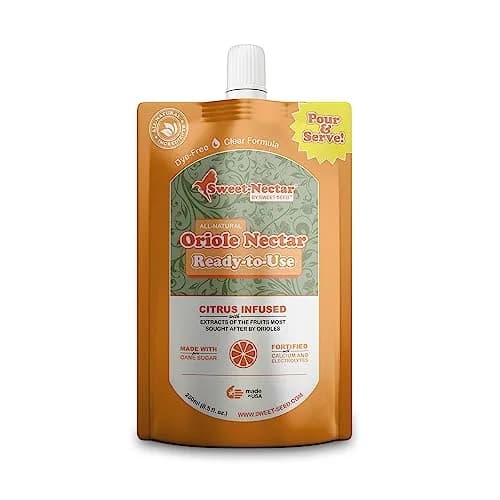 sweet-seed Oriole Nectar 250mL | Ready to Use, Extends Nectar Life for Orioles in India thumbnail 1
