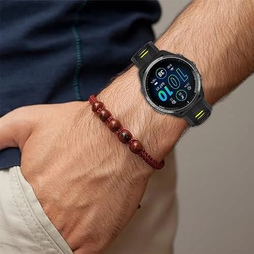 TopPerfekt Silicone Watch Band Compatible with Garmin Forerunner 965/955/935/Fenix 7/6/5 Series 22mm | Breathable & Lightweight thumbnail 5